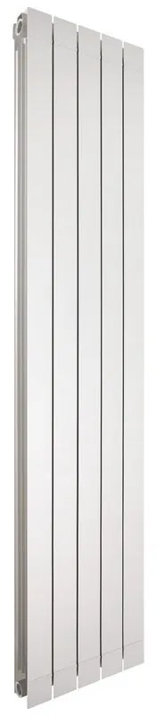 Radiatore acqua calda PRODIGE SUPERIOR in alluminio, 5 elementi, interasse 1800 mm, neutral white