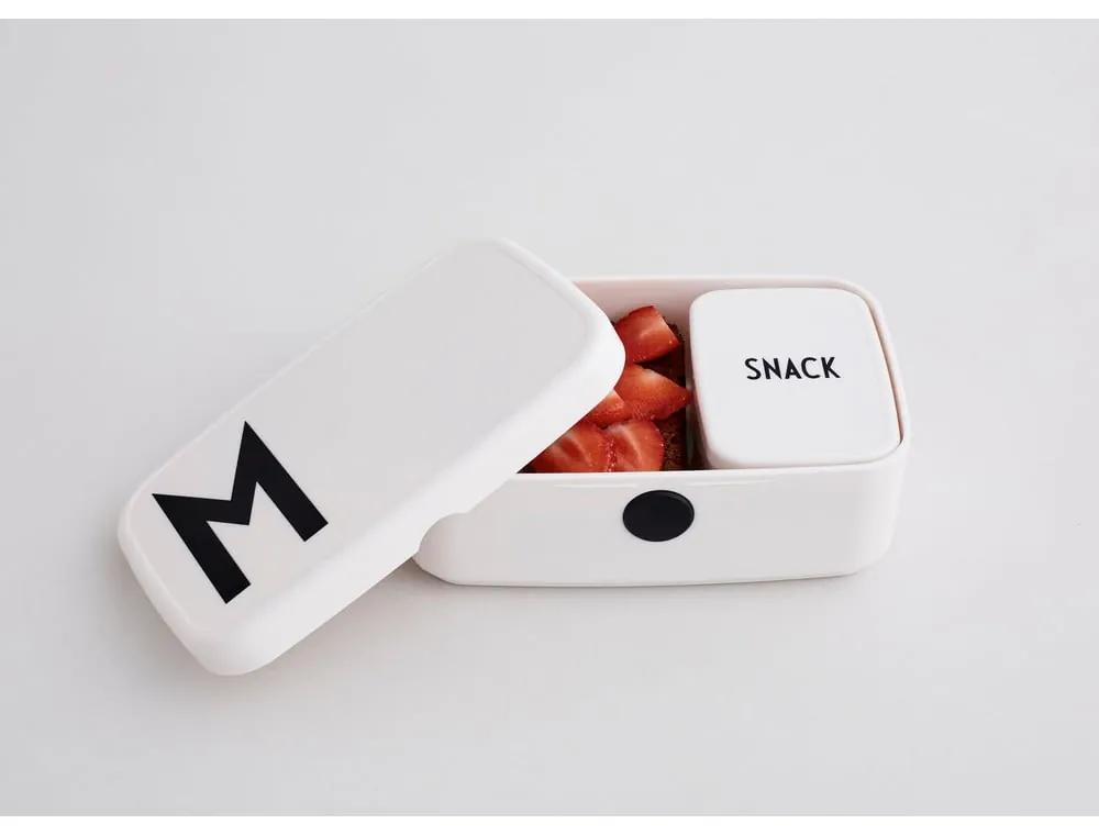 Scatola per snack bianca Snack, 8,2 x 6,8 cm - Design Letters
