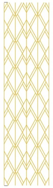 Pannello mdf decoro geometrie Gatsby oro L 240 x H 60 cm Sp 19 mm multicolore