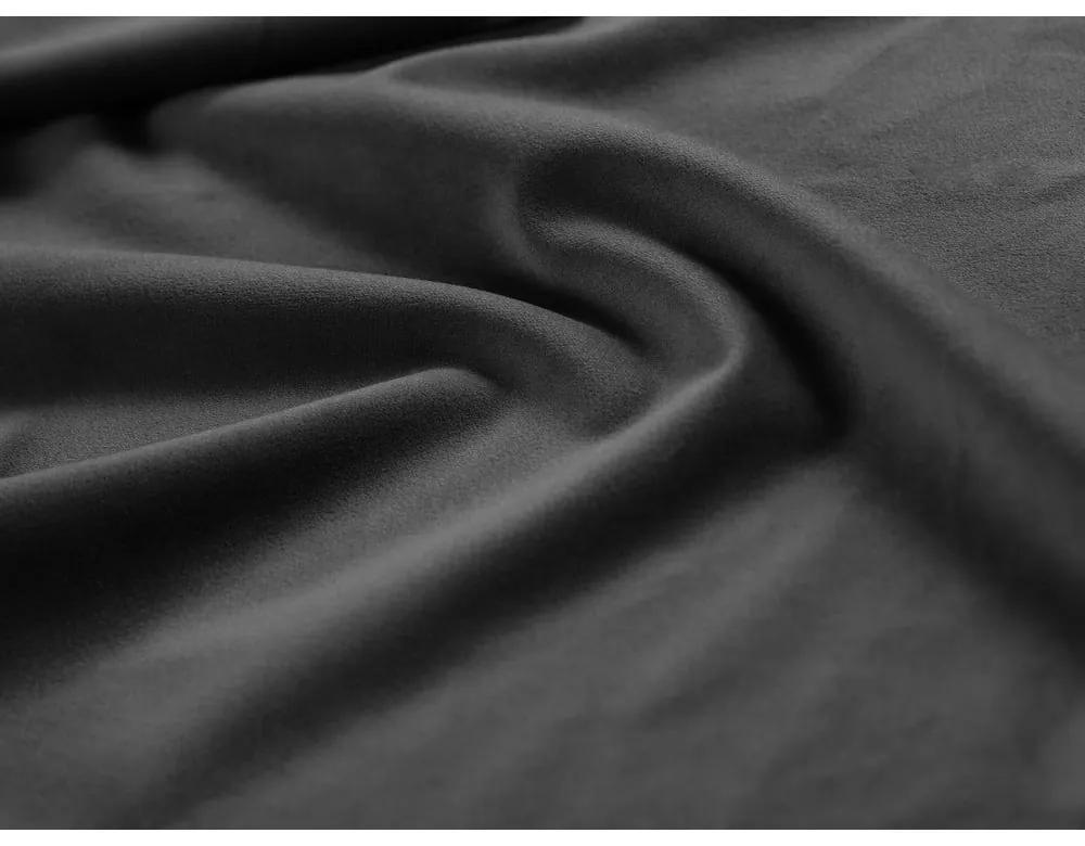 Divano in velluto grigio scuro 225 cm Lando - Micadoni Home