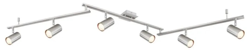 Globo 57910-6 - Faretto ROBBY 6xGU10/35W/230V cromo opaco
