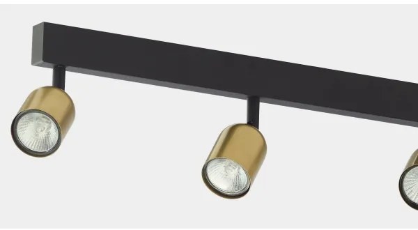 Faretto TOP 6xGU10/10W/230V oro/nero