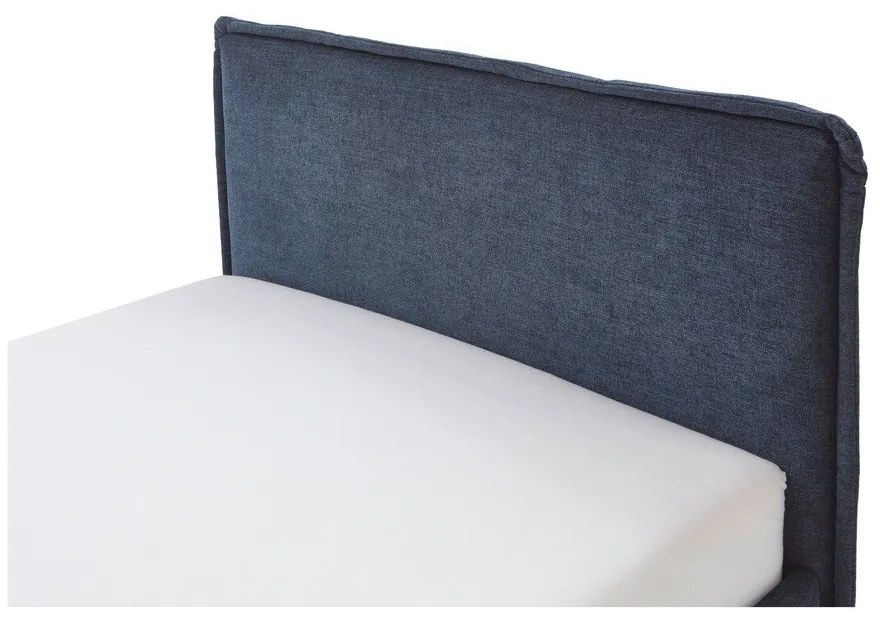 Letto da bambini blu scuro imbottito con contenitore con rete inclusa 120x200 cm Fun – Meise Möbel