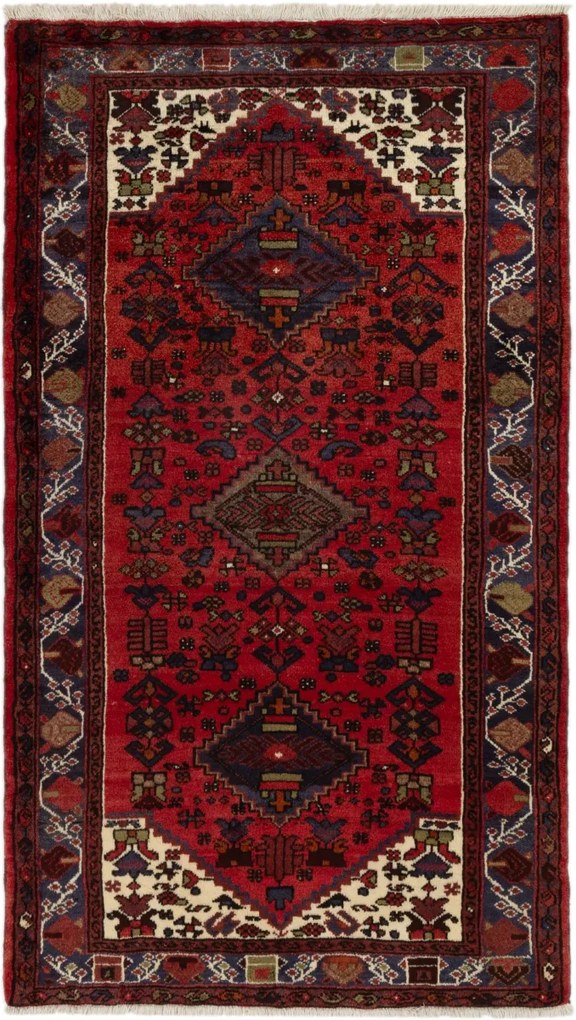 Persian Tappeto 110x200 (Iran) Annodato A Mano