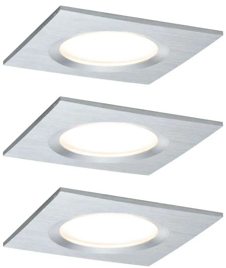 Paulmann 93895 - SET 3xLED/6W IP44 Lampada da incasso dimmerabile NOVA 230V