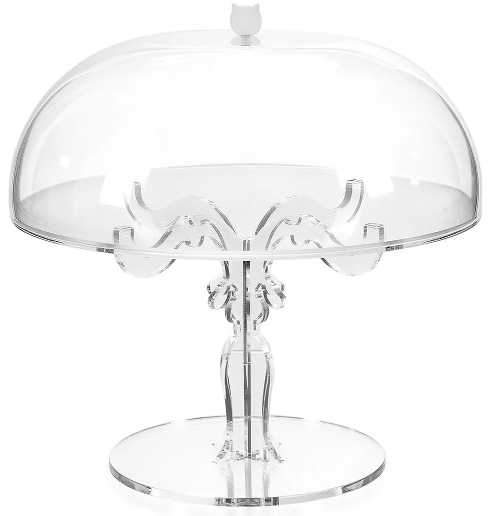 Alzatina torte 35 cm Iplex plexiglass trasparente