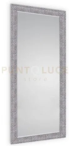 Amy specchio da parete con cornice decorata in vetro con ganci x in...
