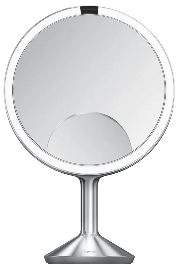 Specchio per make-up con illuminazione/con ingrandimento (5x) ø 25 cm Sensor Trio Max – simplehuman