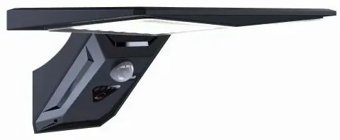 Immax 08482L-Applique a LED solare con sensore LED/2,6W/5,5V IP65 nero