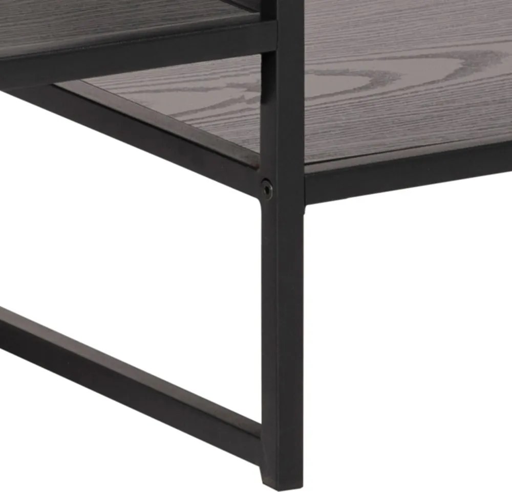 Tavolo TV nero in frassino 120x46 cm Seaford - Actona