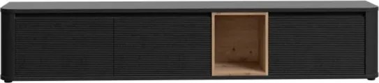 Mobile TV Sospeso 3 Ante 215x40x40 Con Vano A Giorno Lehman Rovere Scuro