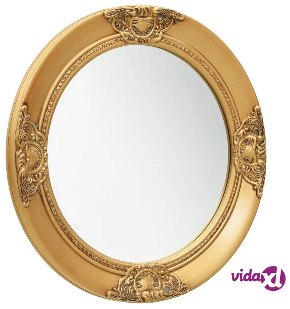 vidaXL Specchio da Parete Stile Barocco 50 cm Oro