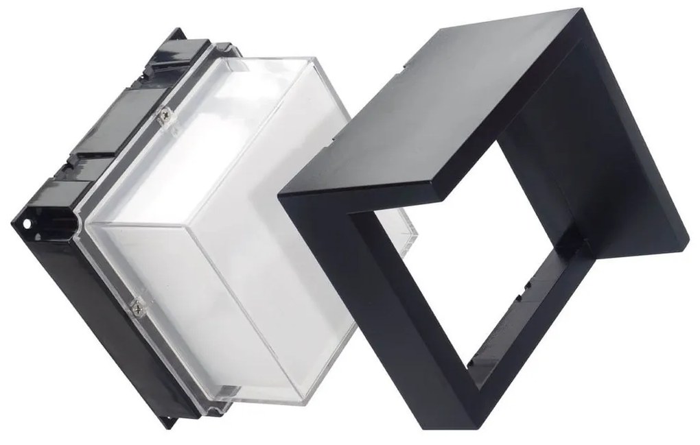 Applique IP65 LED da Parete 12W B. Naturale a Rombo Colore Bianco Naturale 4.200K