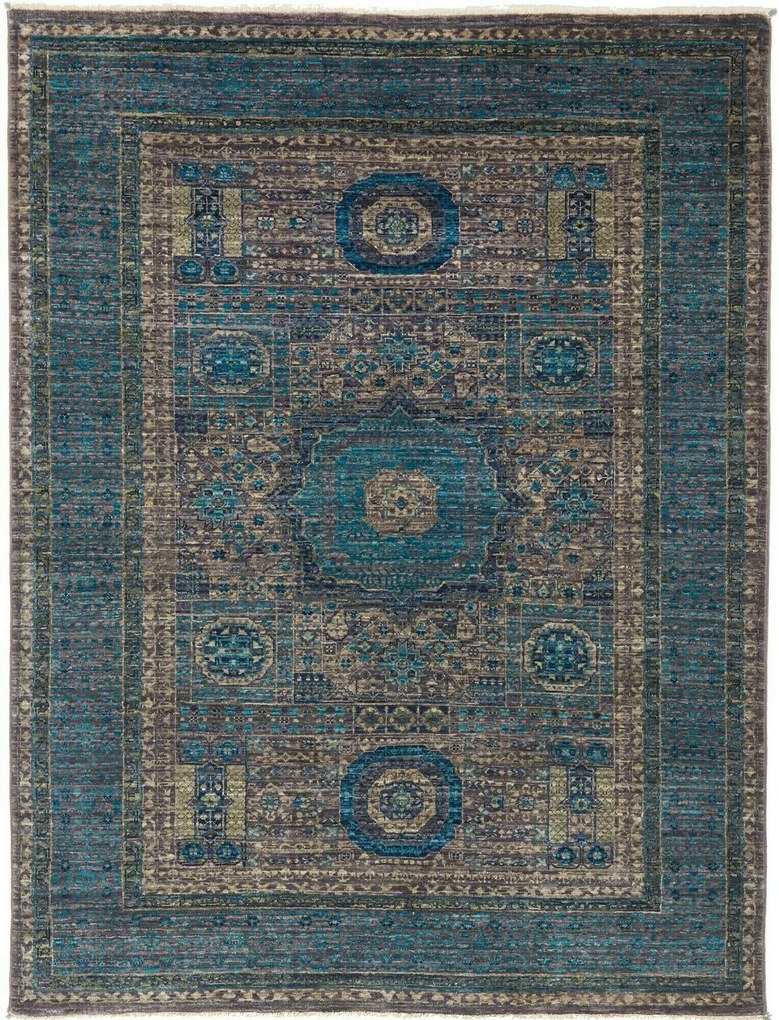 Mamluk Tappeto orientale 170 x 130 Grigio (Pakistan) Annodato A Mano