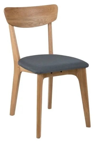 Sedie da pranzo in set grigie/di colore naturale in imbottito 2 pz Taxi – Actona