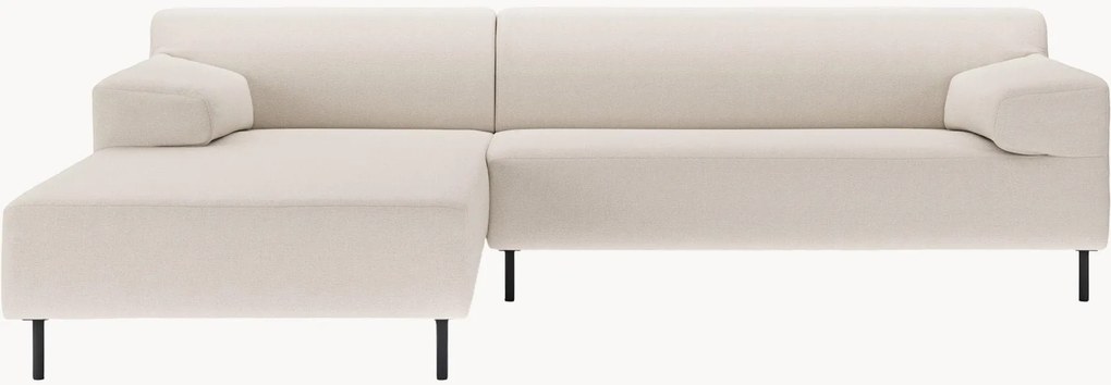 Divano angolare grigio argento/nero freistil180