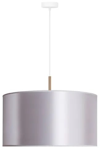 Duolla - Lampadario a sospensione con filo CANNES 1xE27/15W/230V diametro 45 cm argento/rame