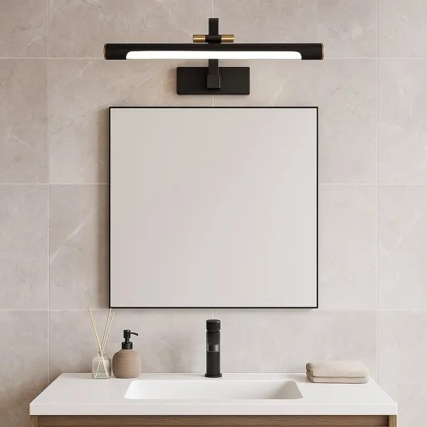 Illuminazione LED per specchio da bagno VINCI LED/12W/230V 40 cm IP44 nero