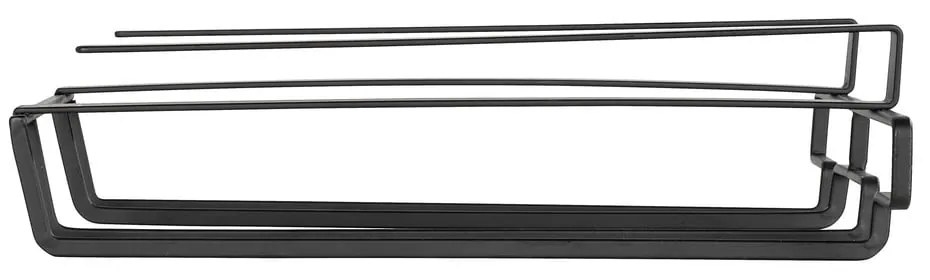 Supporto nero sotto il ripiano in vetro - Wenko