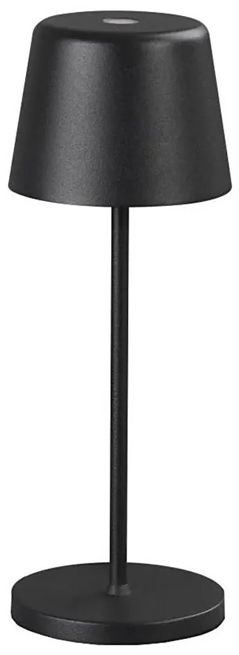 Ideal Lux - Lampada da tavolo LED dimmerabile con funzione Touch CUTE LED/2,5W/3,7V IP65 nero