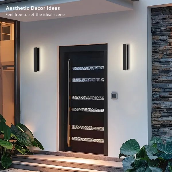 Brilagi - Applique da esterno LINEAR LED/8W/230V 3000K IP65 nero