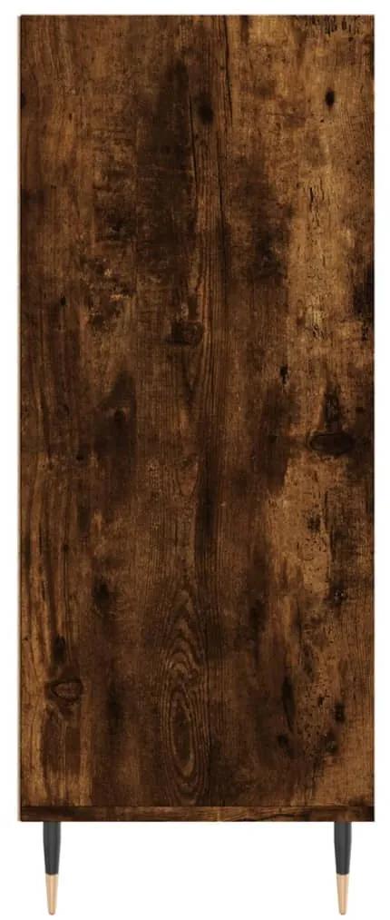 Credenza rovere fumo 57x35x90 cm in legno multistrato