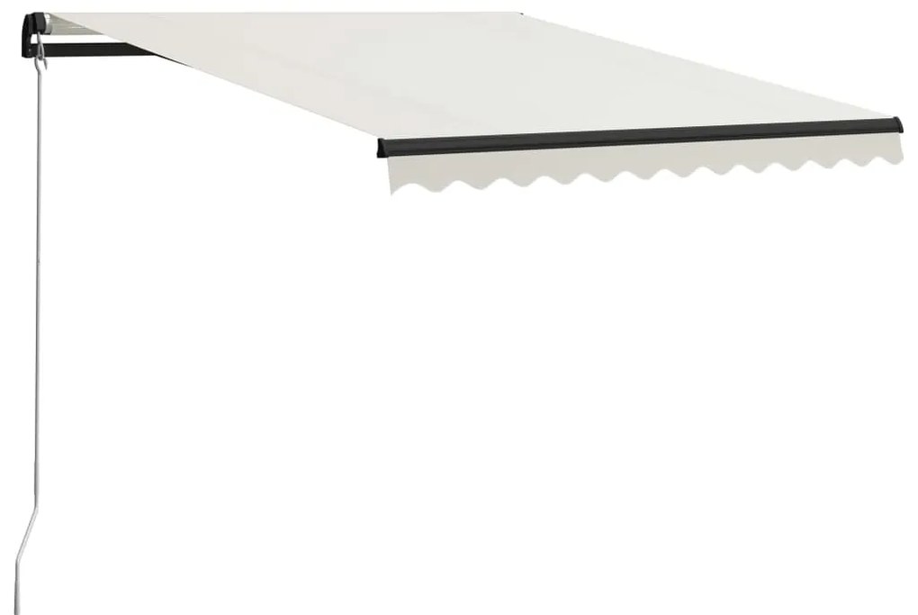 Tenda Da Sole Retrattile Manuale 300x250 Cm Crema /