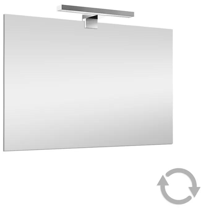 Specchio LED 50x70 cm reversibile con illuminazione naturale