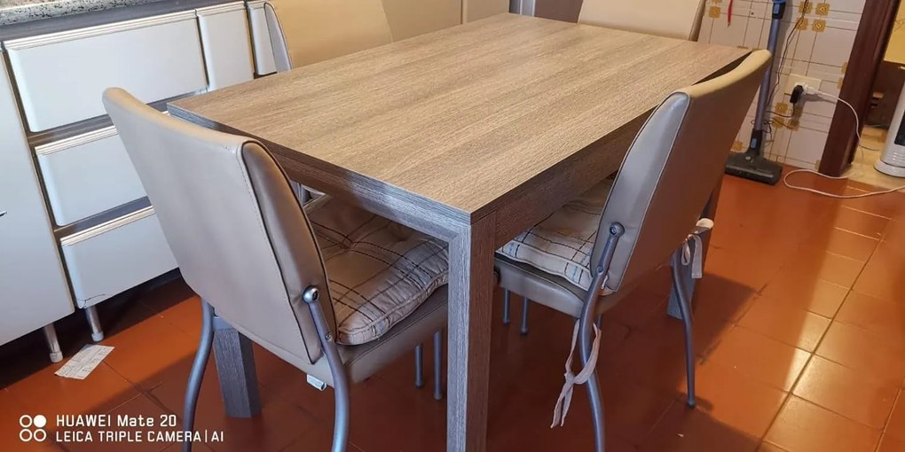 Tavolo da pranzo allungabile in legno 110x70 cm