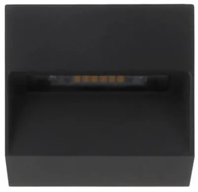 LED2 - Applique LED da esterno STEP ON LED/3W/230V antracite IP54