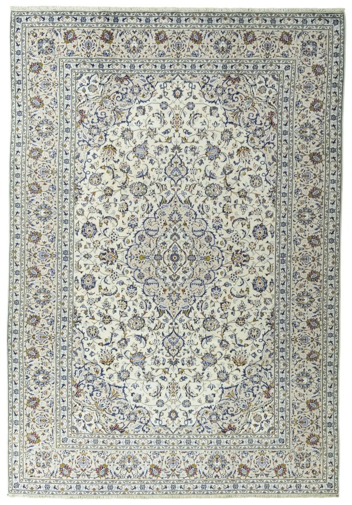 Kashan Tappeto persiano 250x360 Beige (Iran) Annodato A Mano