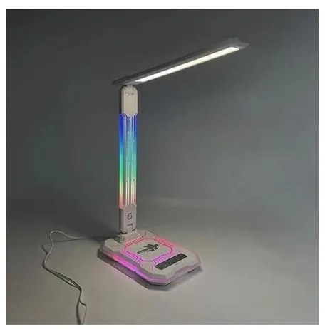 Lampada da tavolo LED RGB dimmerabile ricaricabile touch 7,5W 2700-5300K bianco