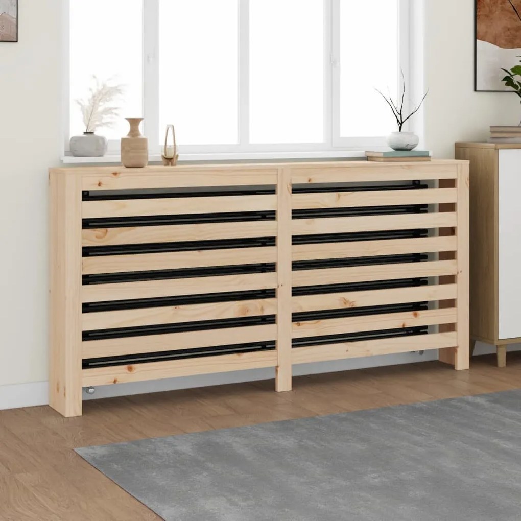 Copertura Termosifone 169x19x84 Cm İn Legno Massello Di Pino /