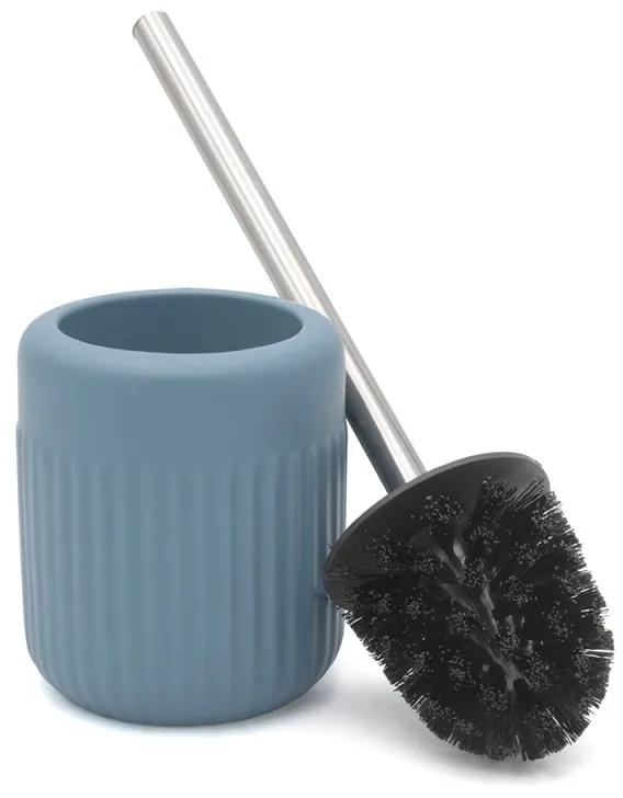 Scopino bagno da appoggio turchese cobalto in ceramica Cup