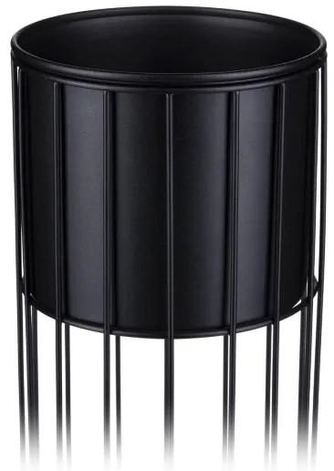 Vaso da fiori in metallo LOFT 42x20 cm nero