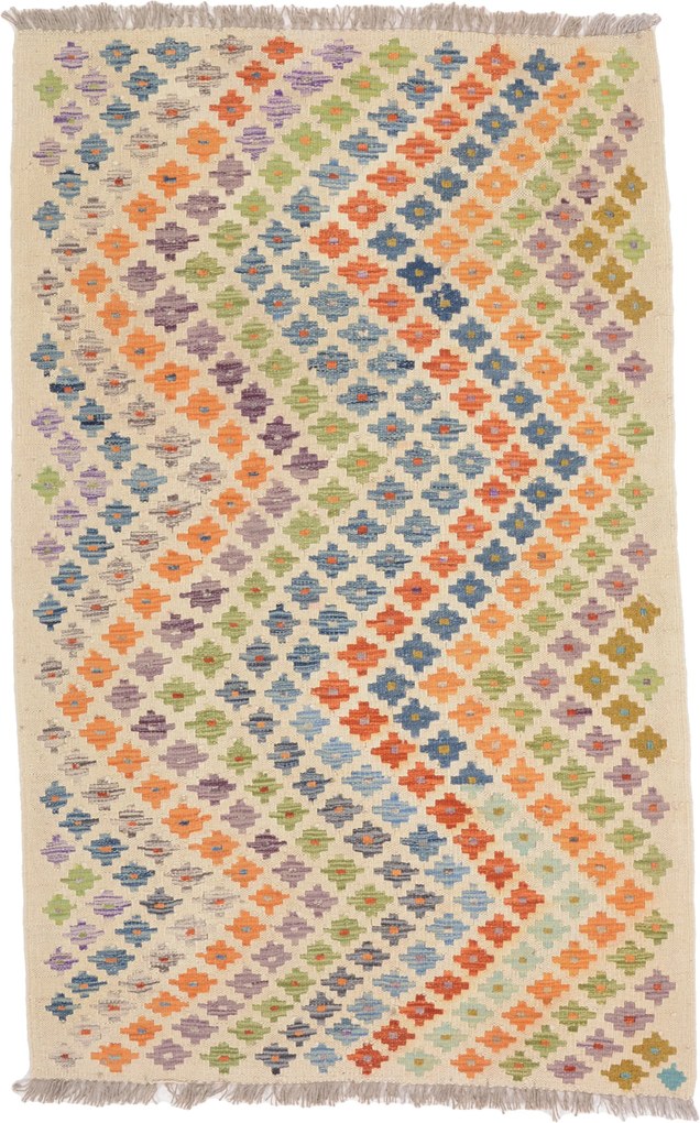 Kilim Tappeto orientale 100x150 (Afghanistan) Annodato A Mano
