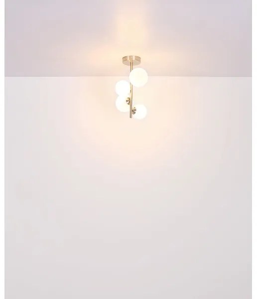 Globo 56140-4D - Lampadario a sospensione con supporto rigido LED RIHA 4xG9/3W/230V cromo