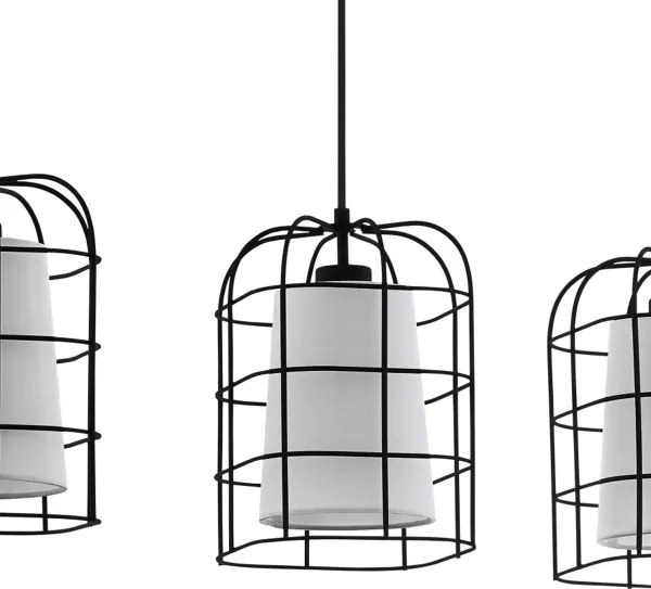 Eglo 43355 - Lampadario a sospensione con filo BITTAMS 3xE27/28W/230V