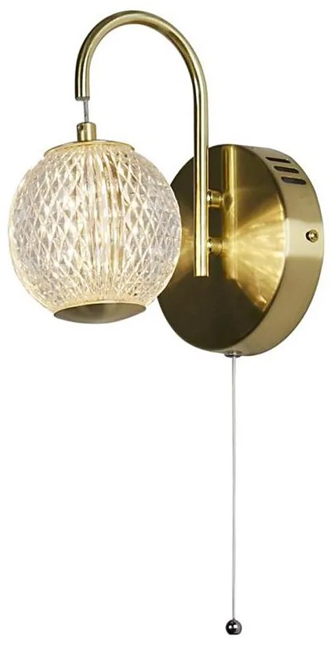 Searchlight 51481SB - ALLURE Lampada da parete a LED LED/5W/230V