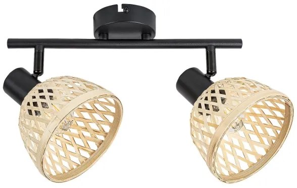 Rabalux 3134 - Faretto RATTAN 2xE14/15W/230V rattan
