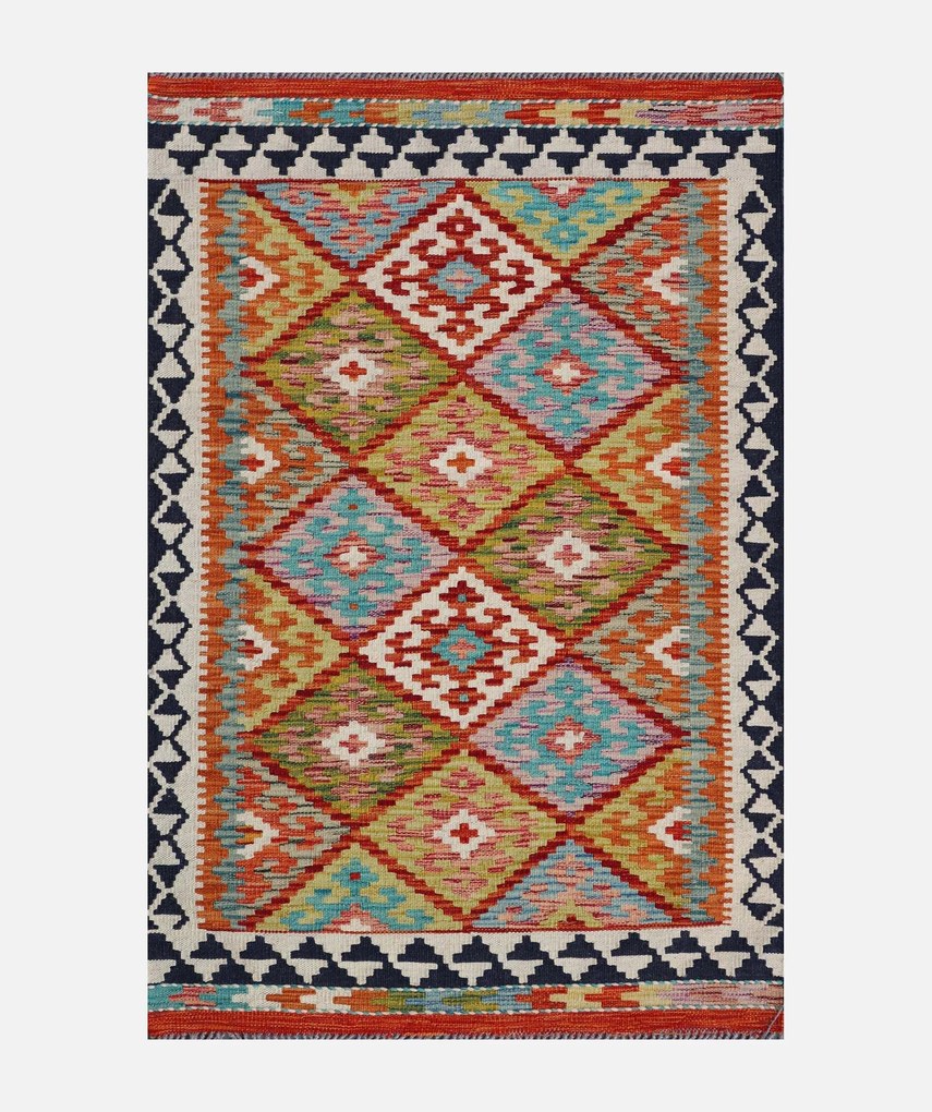 Kilim Tappeto 120x80 (Pakistan) Tessuto A Mano