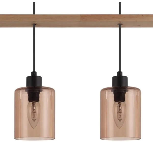 Eglo 43368 - Lampadario a sospensione con filo COOLMONT 4xE14/40W/230V