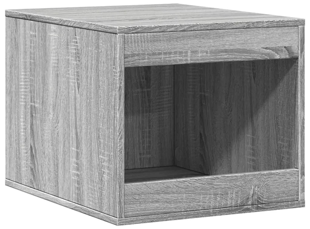 Recinto lettiera gatti grigio sonoma 47x59x42 cm in truciolato
