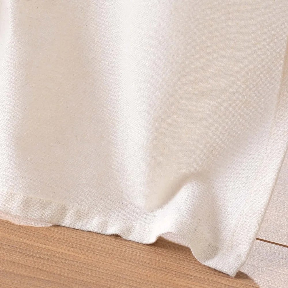 Tenda bianca/marrone in misto iuta 140x240 cm Cirrus – douceur d'intérieur