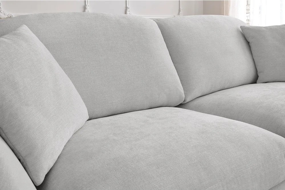 Divano in grigio chiaro allungabile 235 cm Cezanne – Bobochic Paris