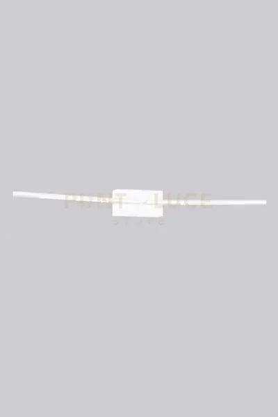 Applique led a doppio diffusore tabular mb18001070-2awhi bianco