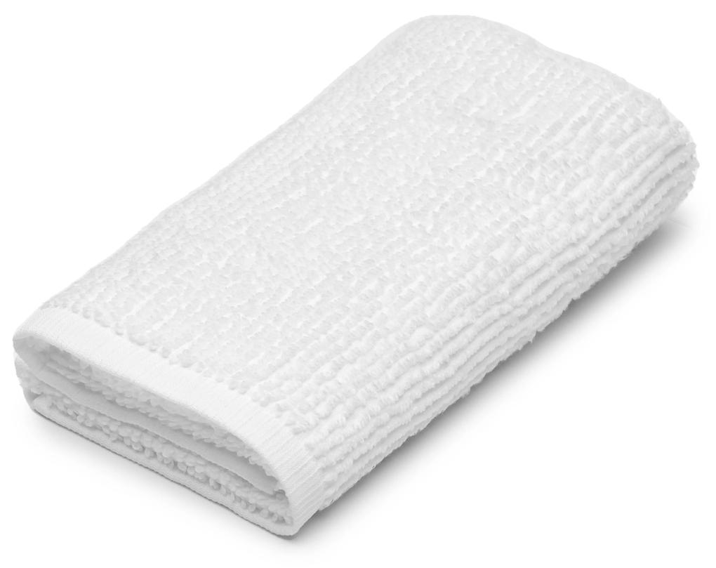 Kave Home - Asciugamano Yeni 100% cotone bianco 50 x 90 cm