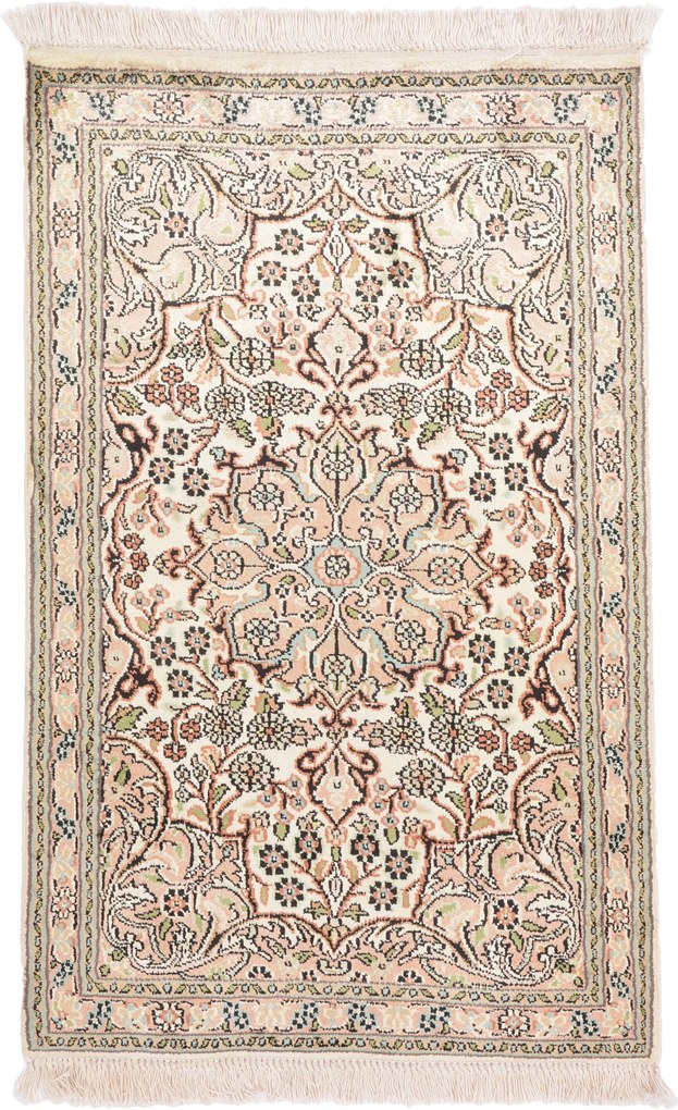 Cashmere Silk Tappeto 100 x 60 (Indian) Annodato A Mano