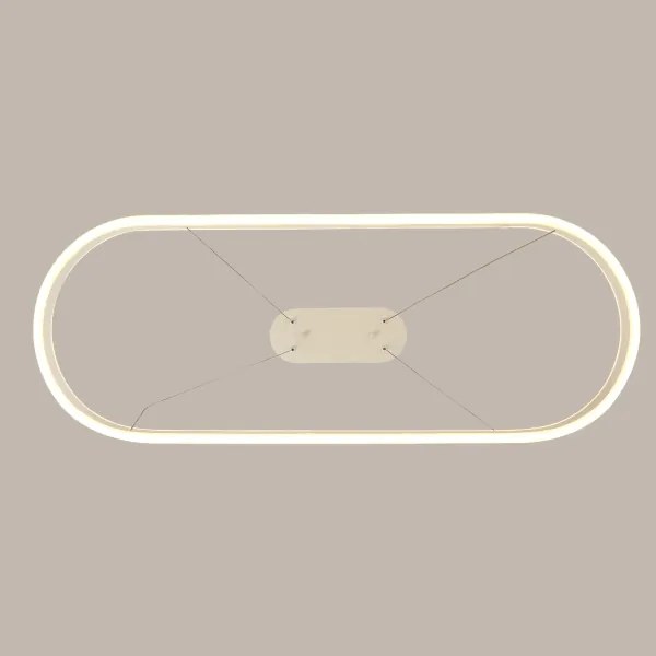 Brilagi - Lampadario LED a sospensione con cavi PONDIE LED/45W/230V 80x30 cm bianco