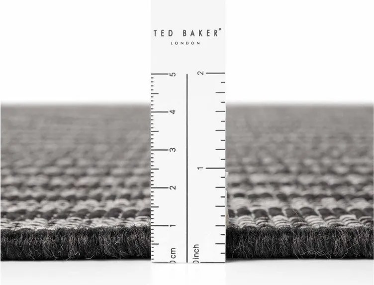 Tappeto da interno/esterno nero/color crema 120x170 cm Haringey Linley – Ted Baker